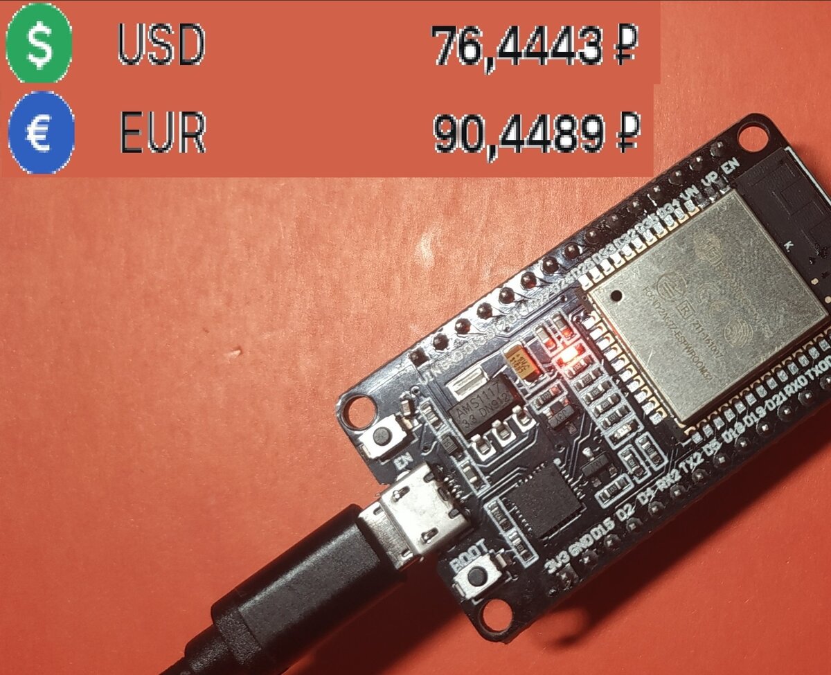 Как получить курс валют на ESP32