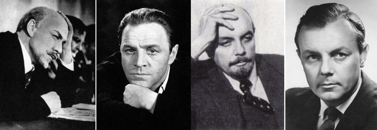 Михаил Ульянов в роли Ленина и Кирилл Лавров в роли Ленина.Фото Яндекс Картинки.