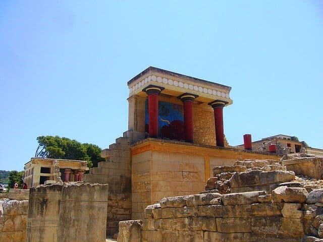 руины Кносского дворца