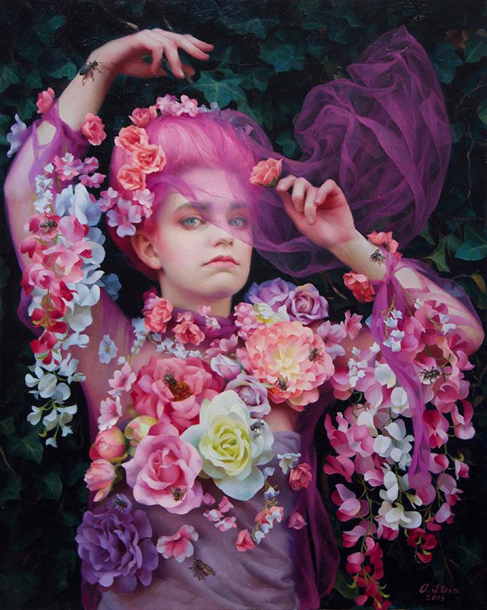 "Pink Bride" /фото:https://combustus.com/her-sweet-excess-interview-with-american-painter-adrienne-stein/