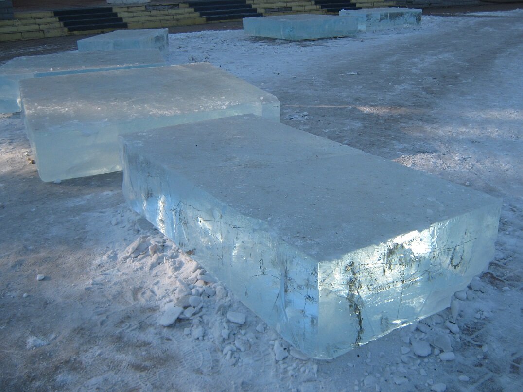 Заготовки для ледяных скульптур