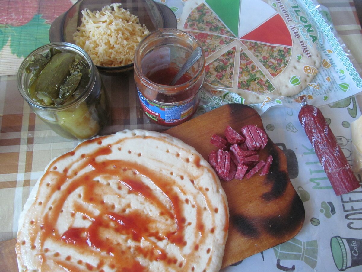 Пицца домашняя за 20 минут