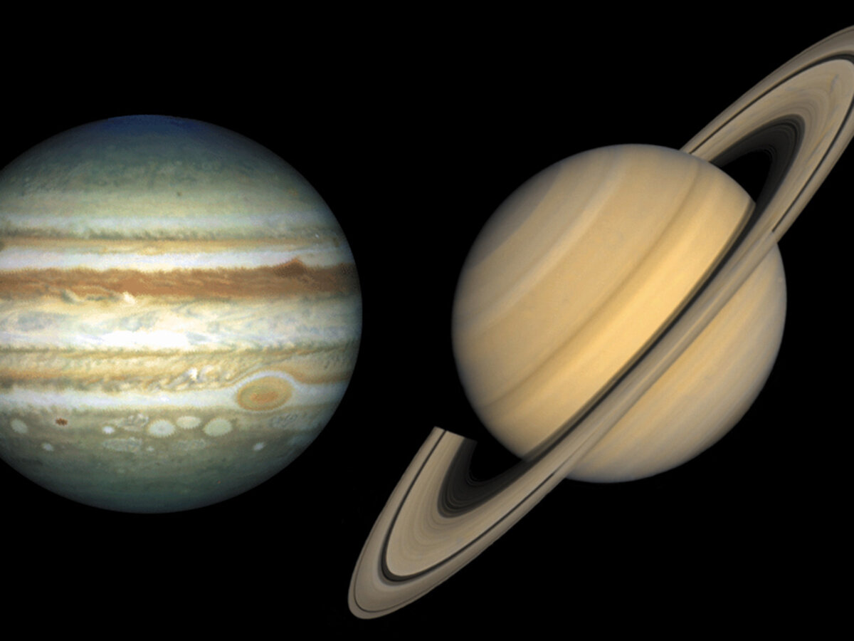 Юпитер и Сатурн