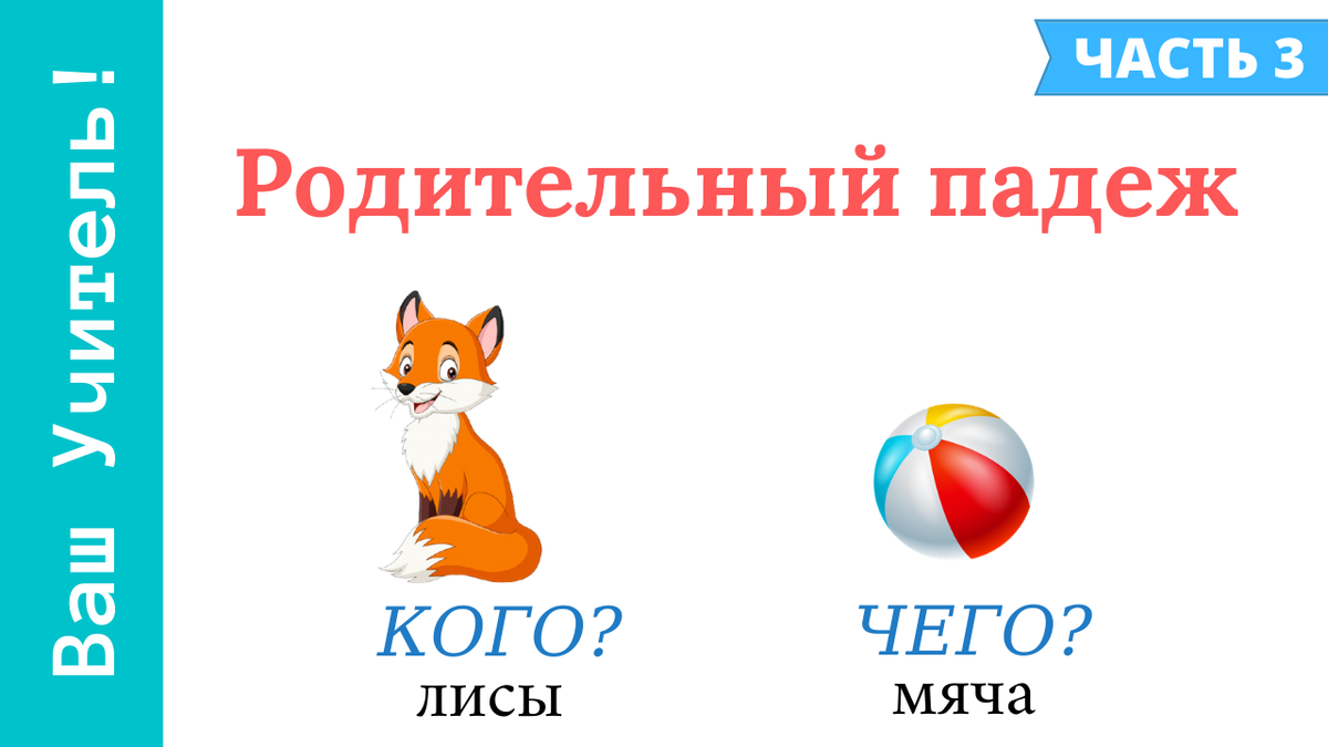 Родительный падеж. Как отличить его от винительного падежа? | Ваш ...