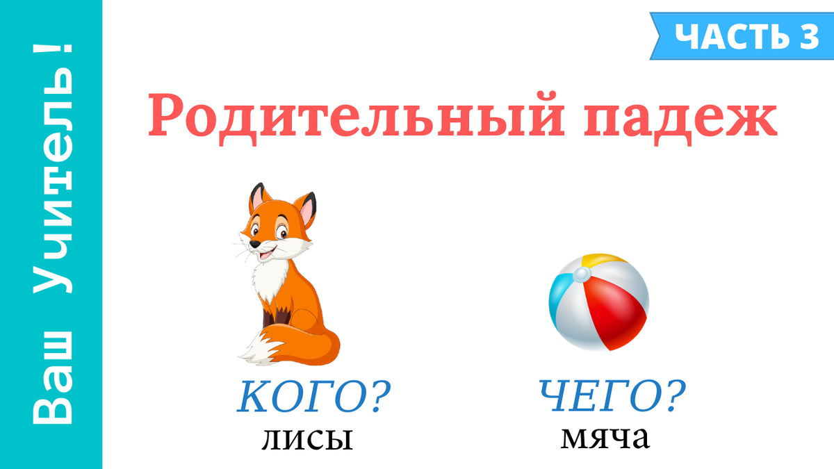 Родительный падеж. Как отличить его от винительного падежа? | Ваш Учитель |  Дзен