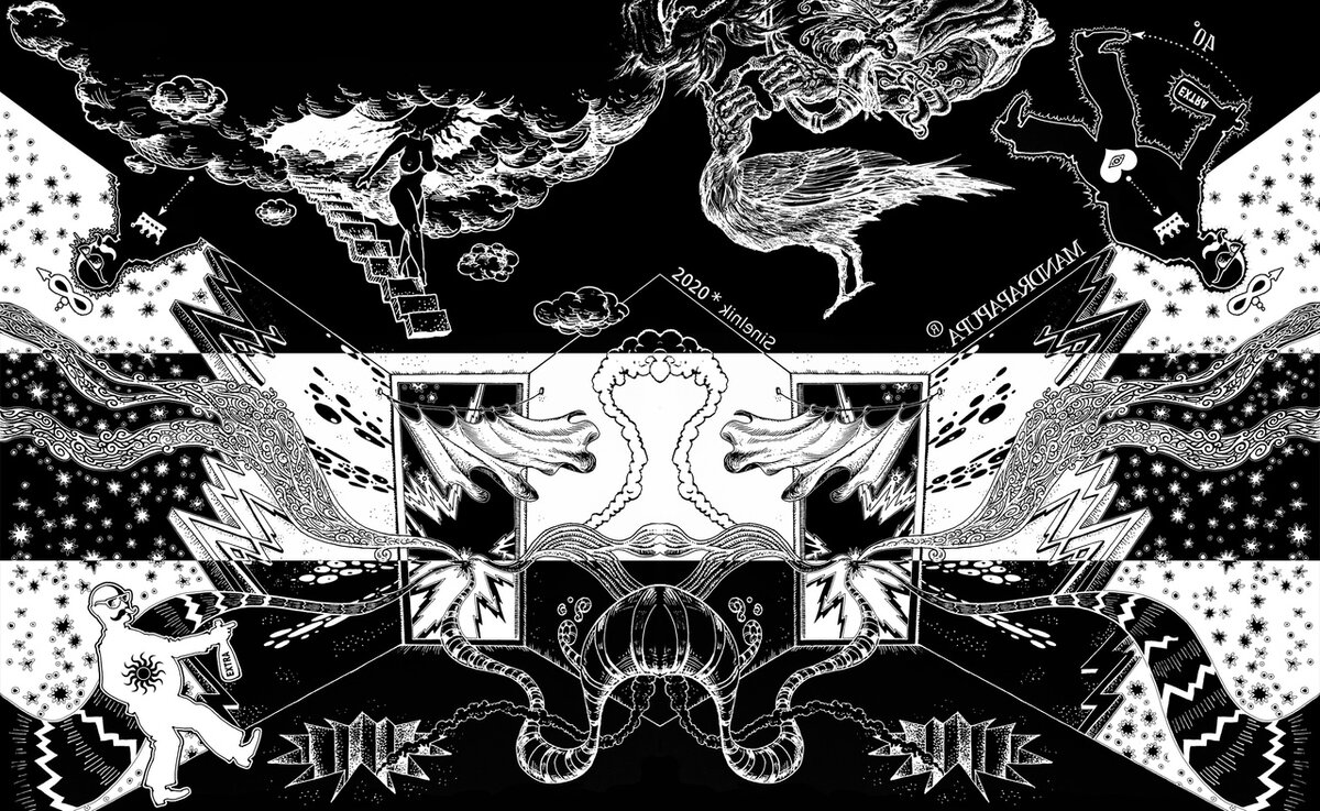 Визуально-казуальный компендиум базовых постулатов, изложенных в "Юнге "Пьяного Восхода" - первой книге бессмертного ептагона (2020).