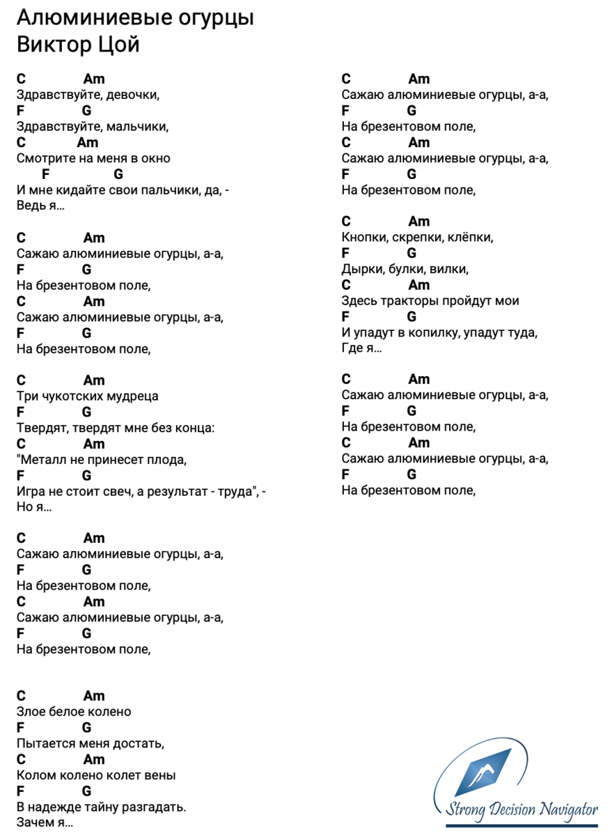 Цой огурцы текст. Алюминиевые огурцы аккорды на гитаре и бой. Алюминиевые огурцы аккорды для гитары. Текст песни алюминиевые огурцы. Алюминиевые огурцы текст аккорды.