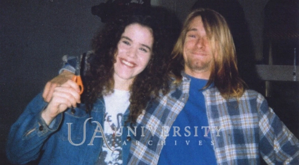 Фото со стрижки Курта Кобейна