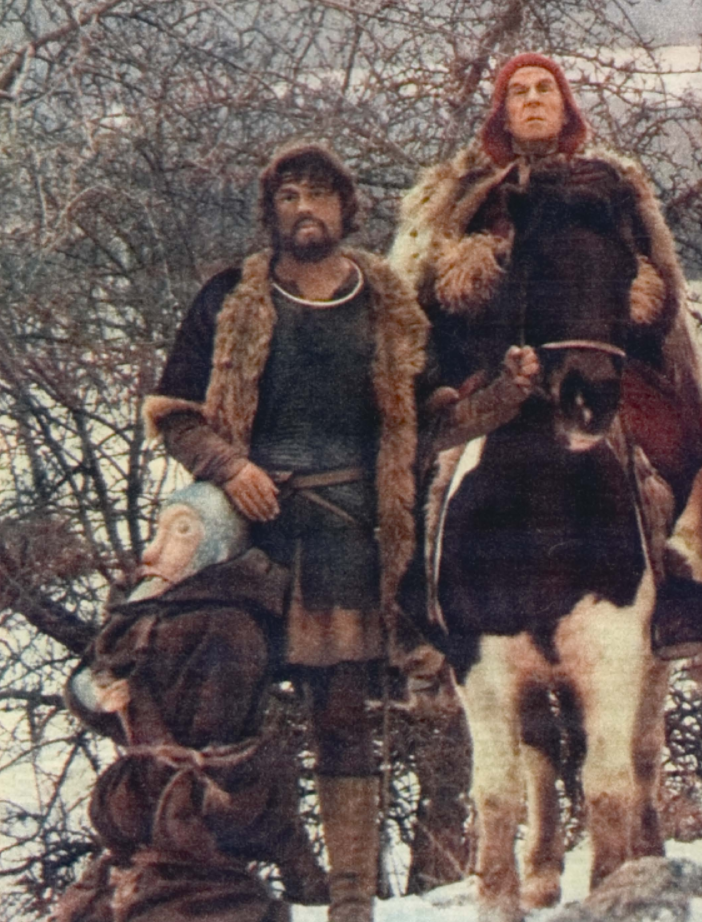 Фото со съёмок. Николай Караченцов и Сергей Мартинсон