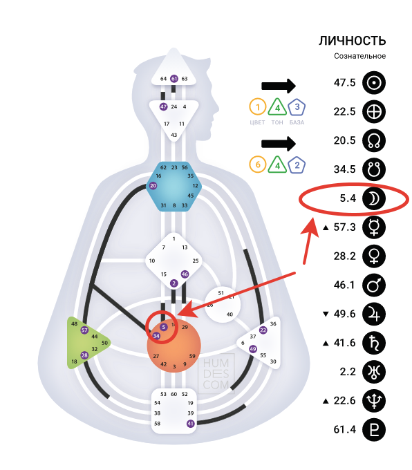 Лунный Авторитет с точки зрения Human Design | Human Design Space