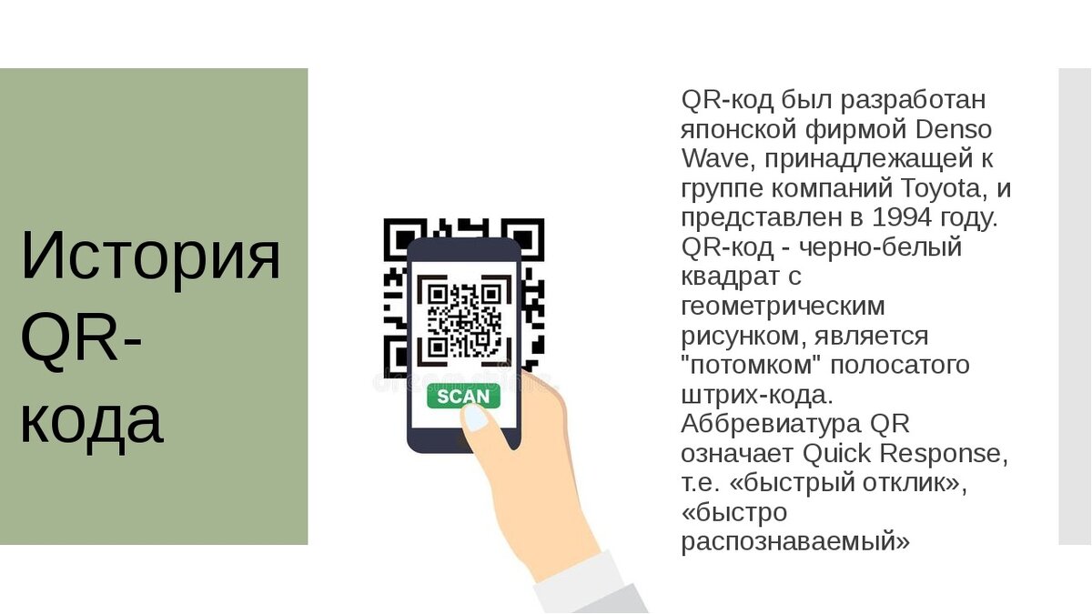 Проект qr коды структура создание и применение