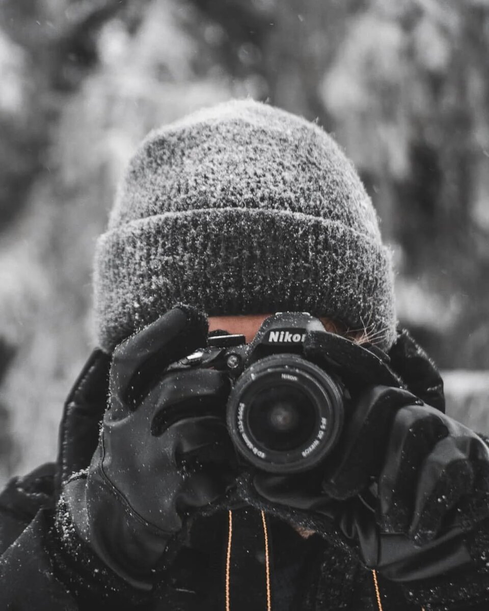 Как должен быть одет фотограф зимой, фото из интернета