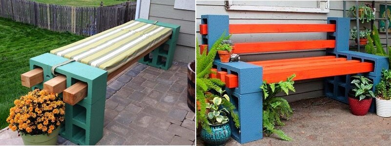 Садовая скамейка для дачи своими руками: чертежи, размеры, фото