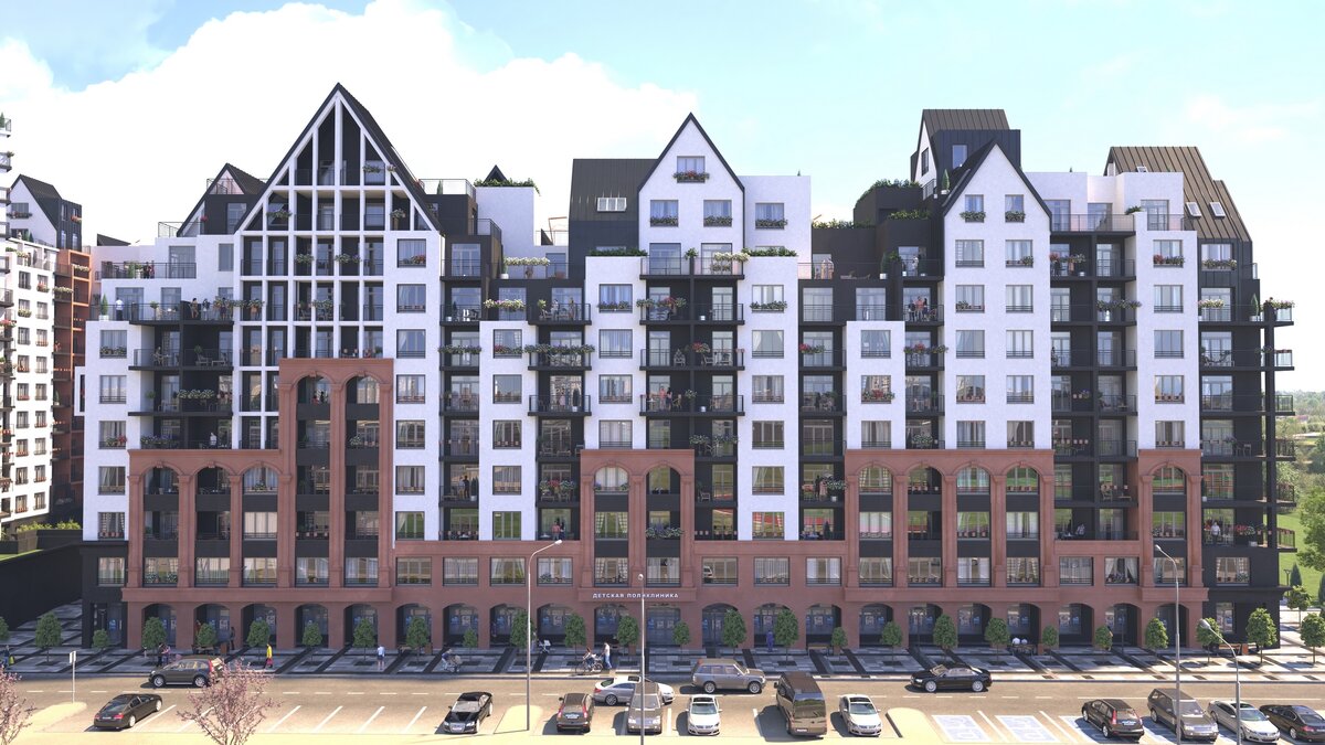 Дом №2, западный фасад.