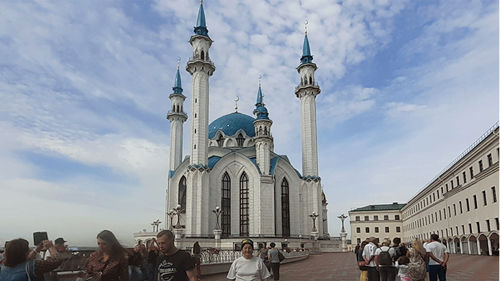 Мечеть Кул Шариф на территории Казанского кремля. Фото автора.