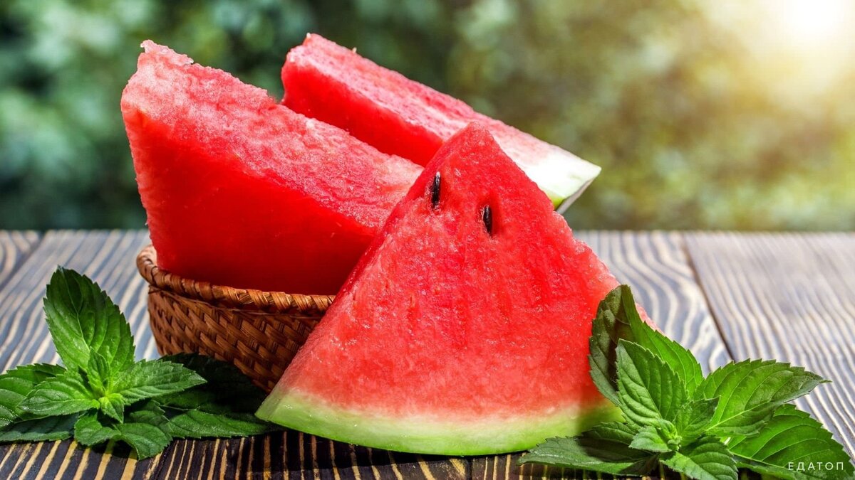 Арбузы хорошо утоляют жажду