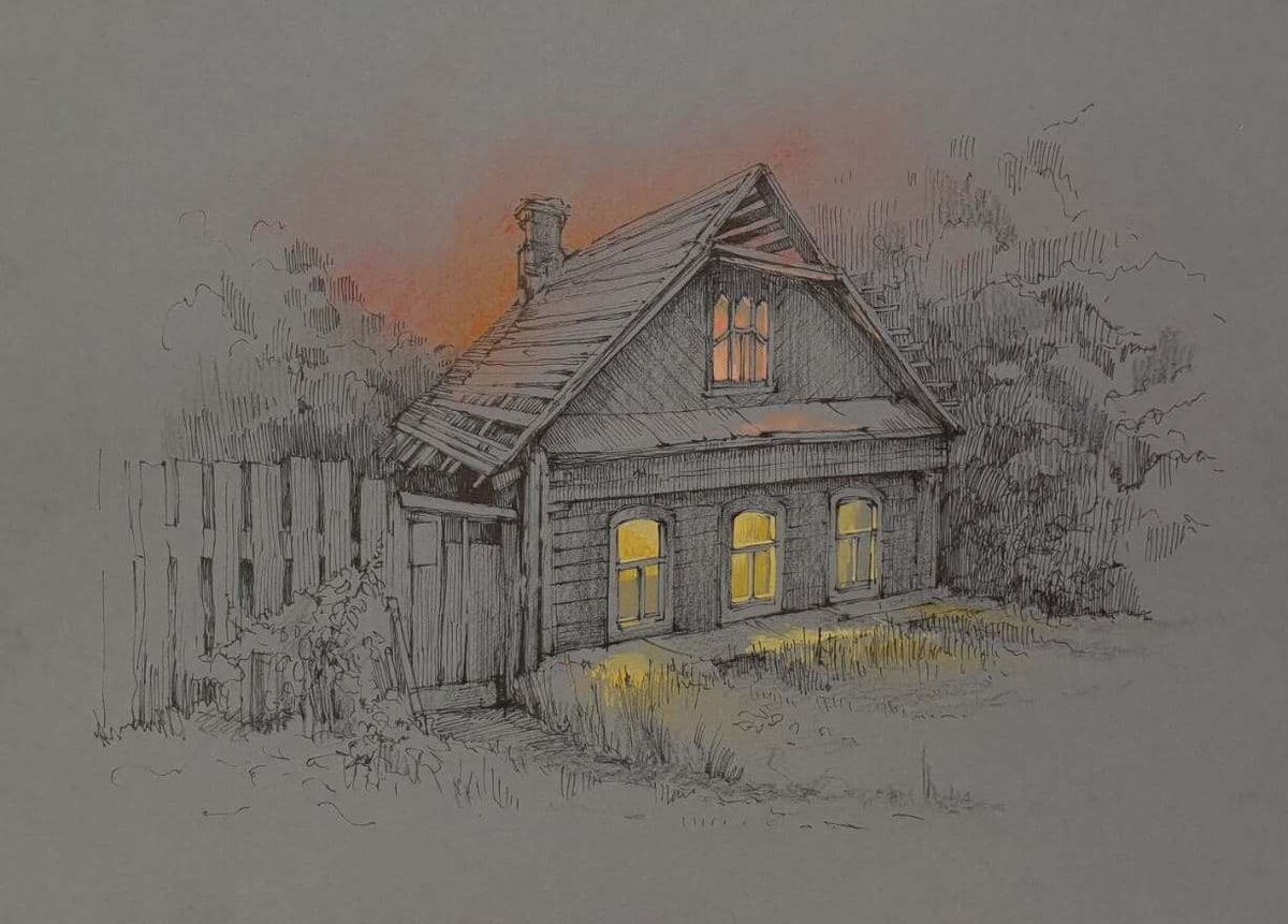 Работа к уроку "Свет внутри", художник Александра Чу