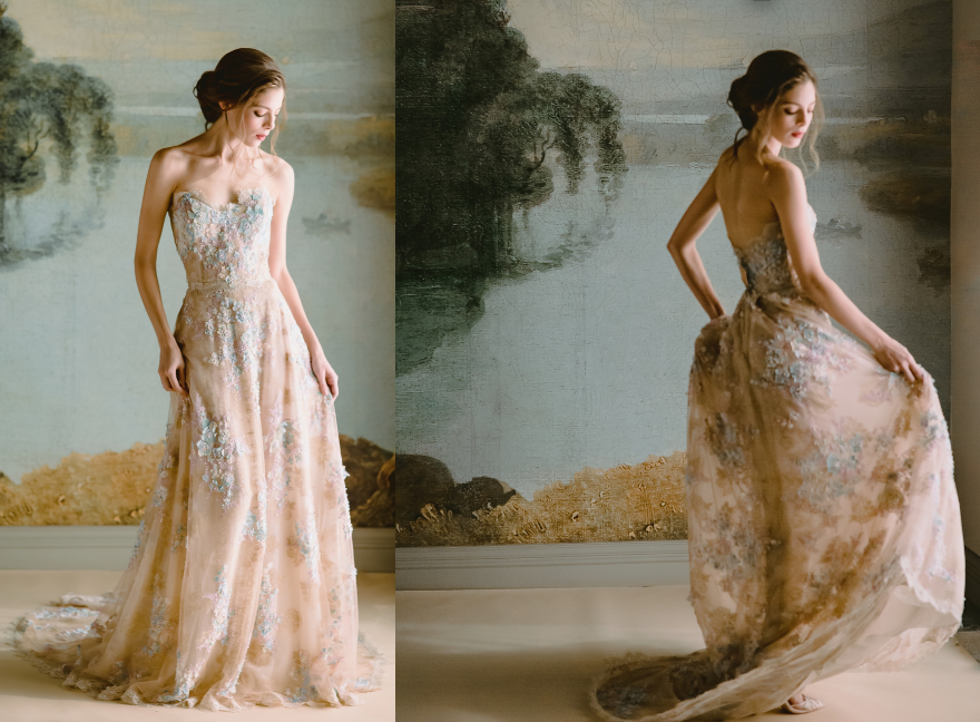 Кружевные акценты в свадебных нарядах