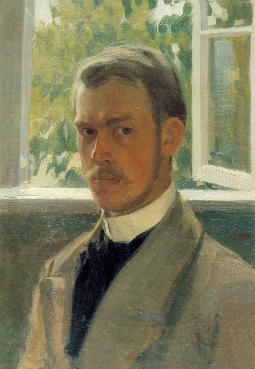 Портрет Бориса Кустодиева.