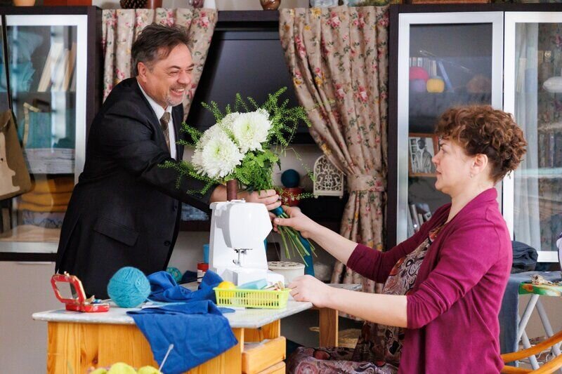 Кадр со съемок 6-го сезона сериала «Ивановы-Ивановы»