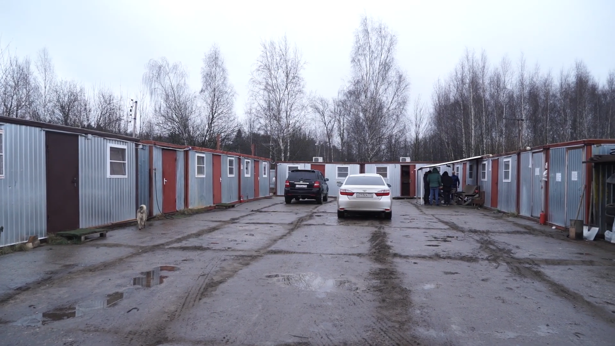 Строительный городок состоящий из 10 бытовок