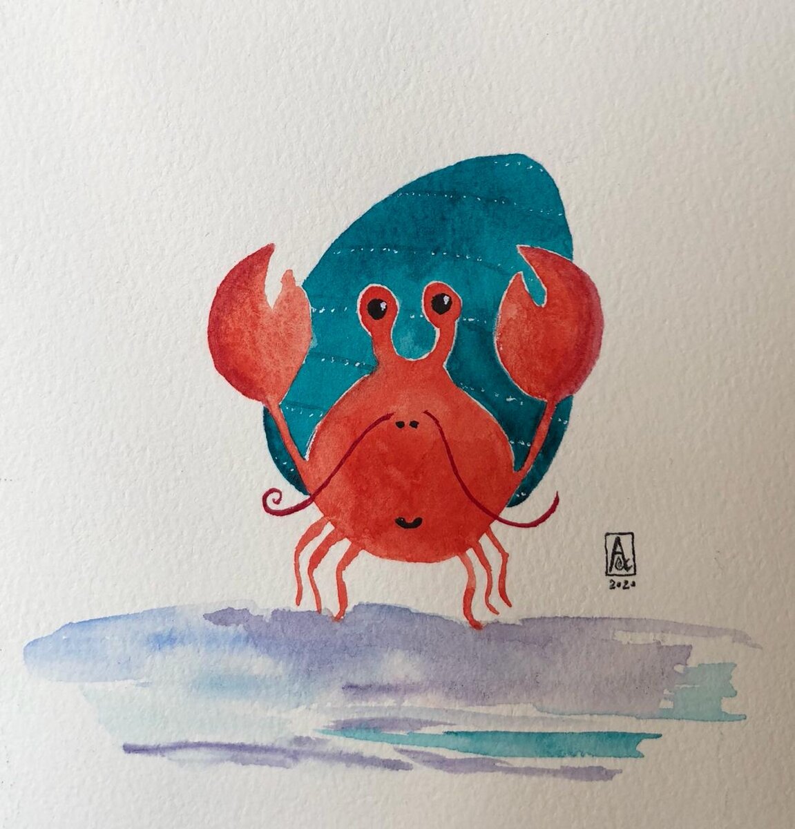 Иллюстрация автора. Акварель