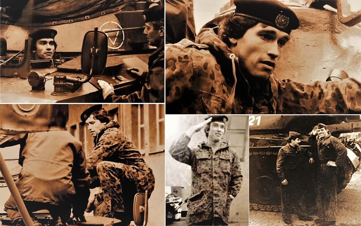 Шварценеггер в армии.