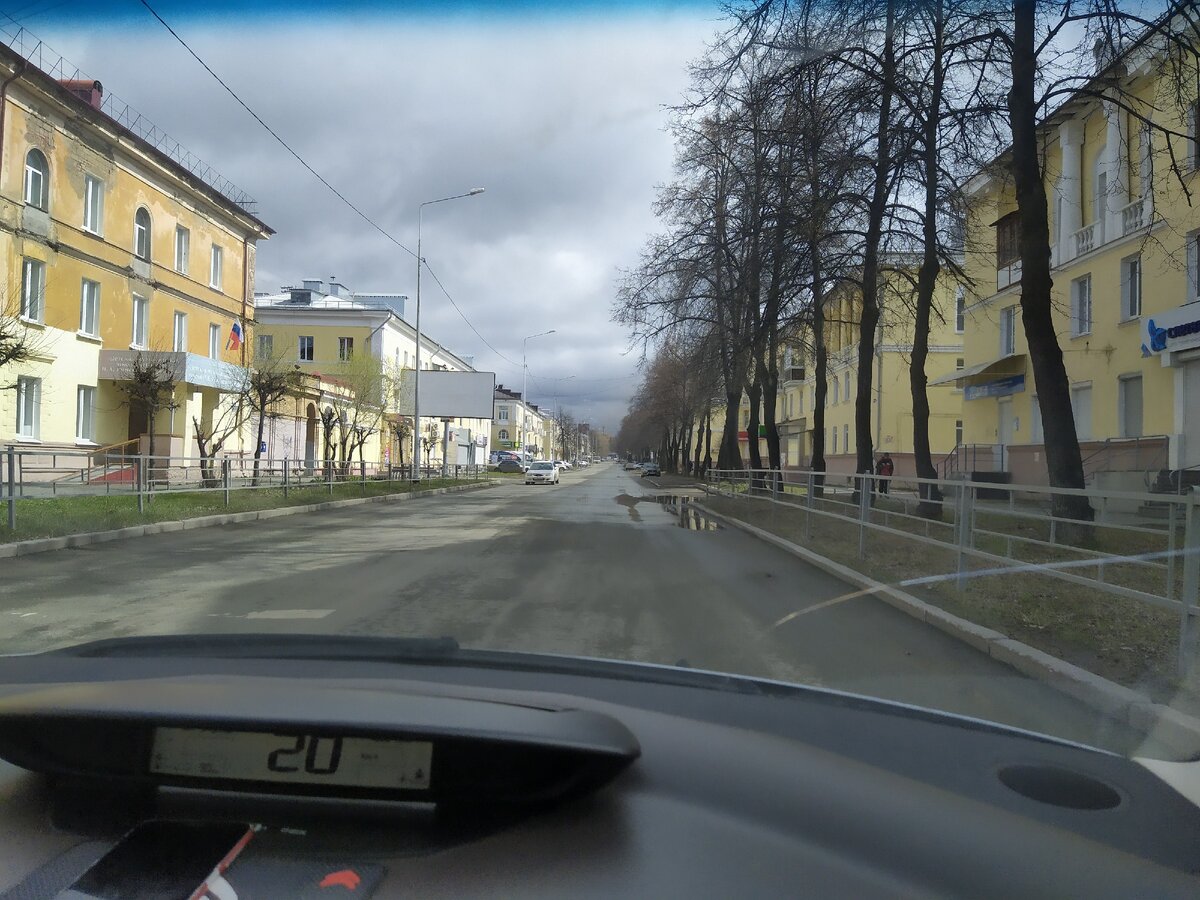 Пустые улицы нашего города. Все на самоизоляции