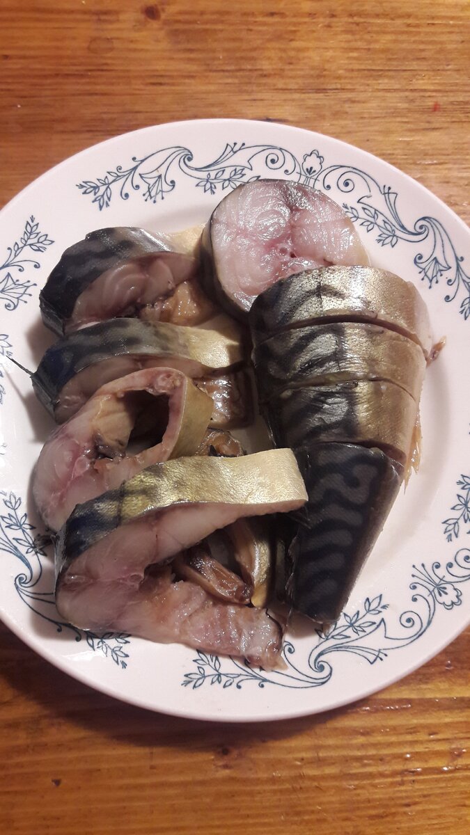 Готовая рыбка.