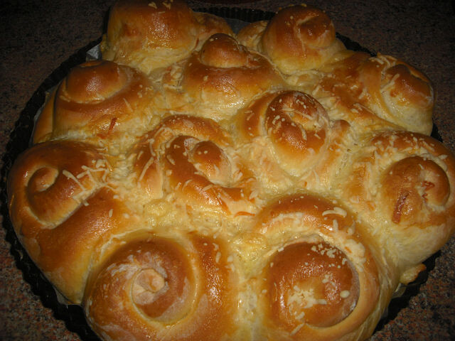 фото автора.Такой пирог не режут,его просто разбирают на отдельные булочки.