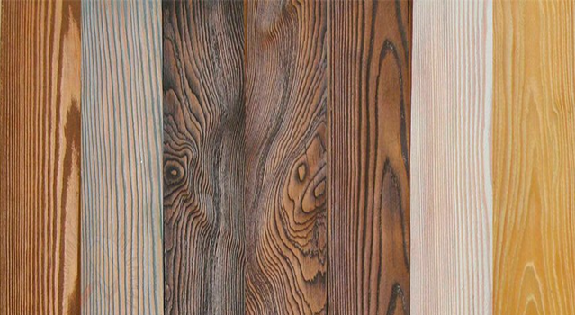  Образцы брашированной и обработанной морилкой сосны (http://www.rmnt.ru)
