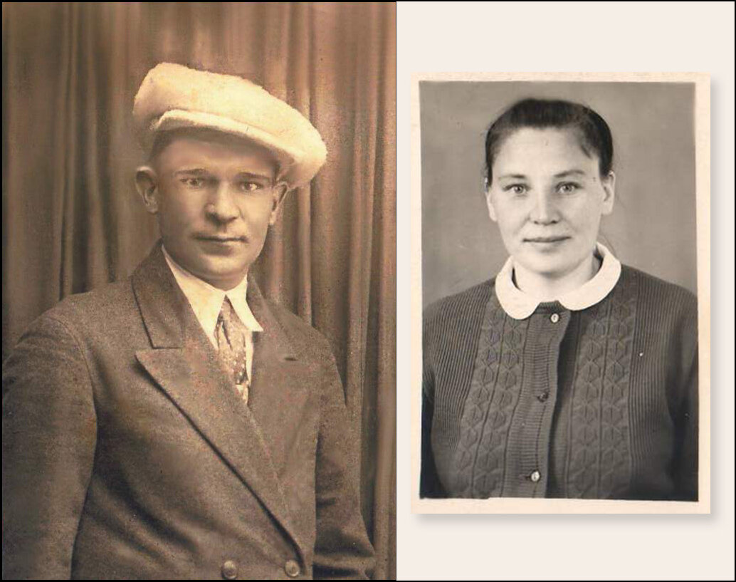 Гвардии сержант Саченко (Саченков) Григорий Егорович и его дочь Тёткина Нина Григорьевна