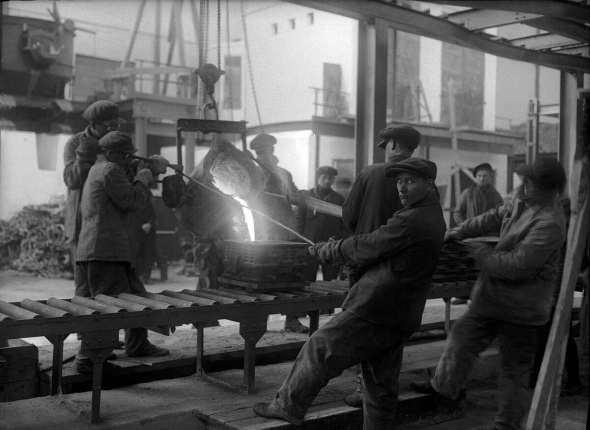 ЧТЗ. Литейный цех. 1933