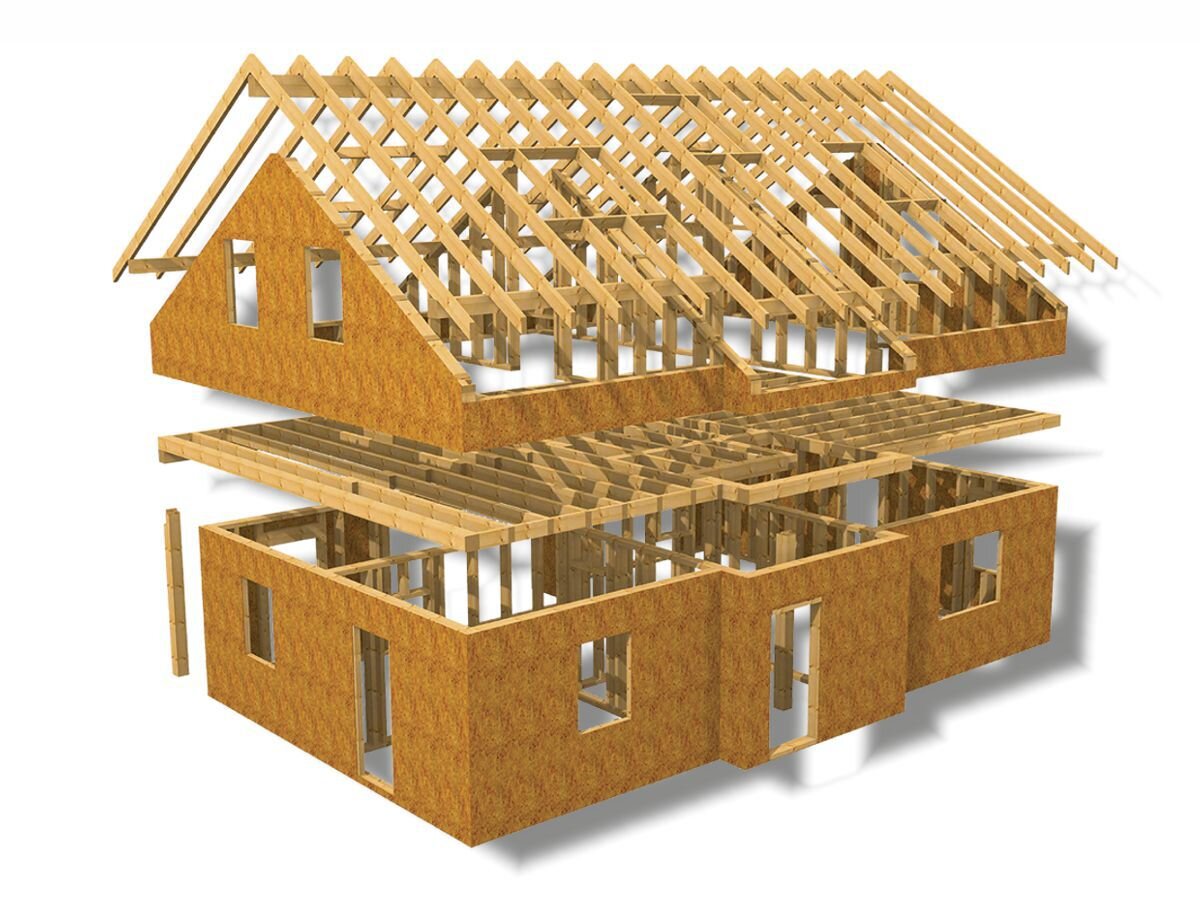 Домокомплекты каркасных домов для самостоятельной сборки