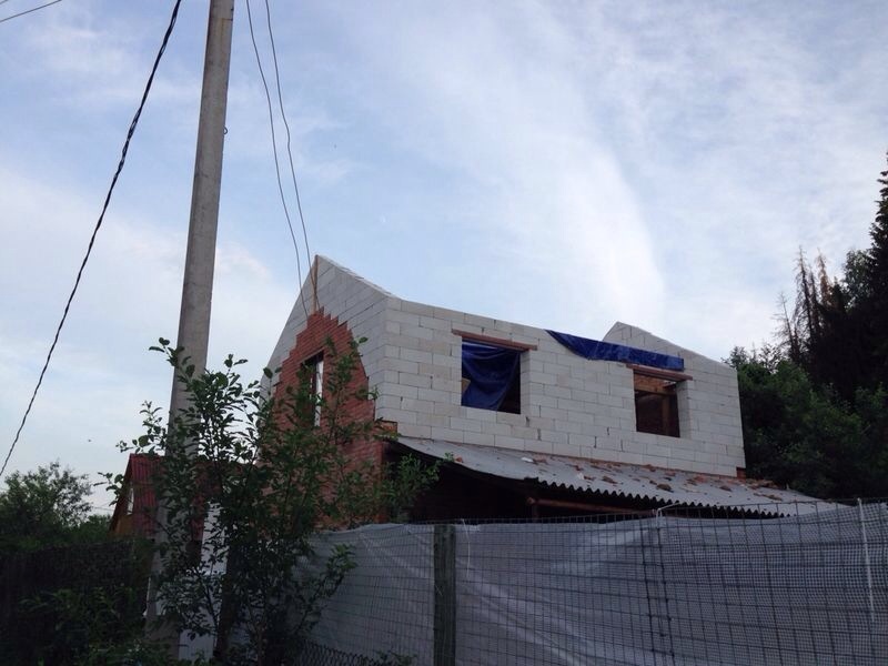 Стены готовы. 