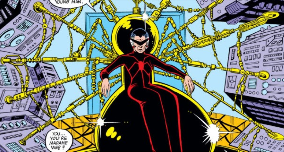 Madame web turkce. Мадам паутина Марвел. Мадам паутина Дакота. Мадам паутина человек паук 1994.