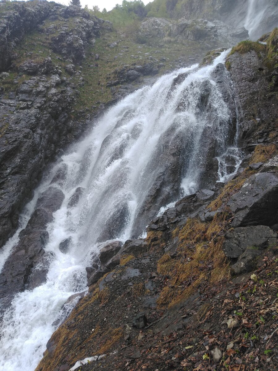 Роза Хутор водопад Поликаря