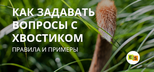 Схема разделительного вопроса в английском языке