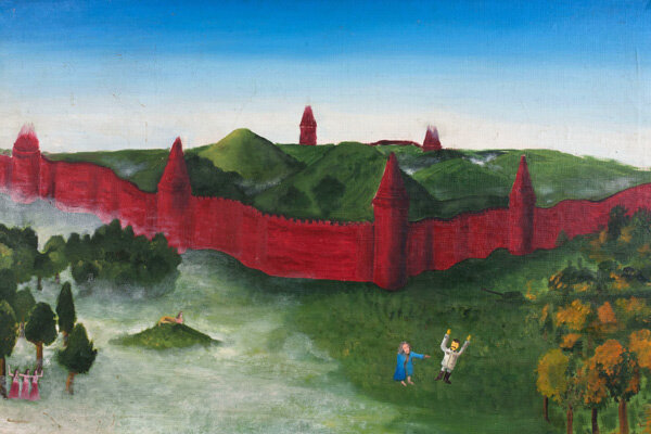 1989 г. Борис Гребенщиков. Пленение И.В.Сталина ирландским народным героем Фер Диадом. Фото: rutage.com