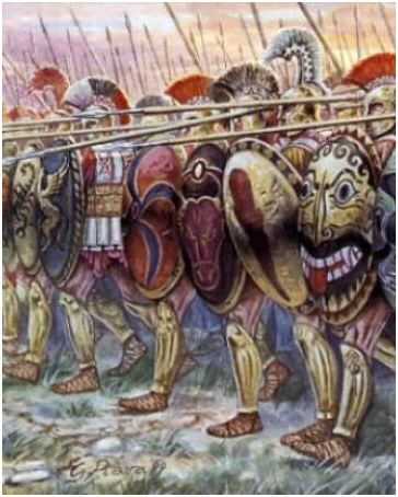 Спартанский отряд.