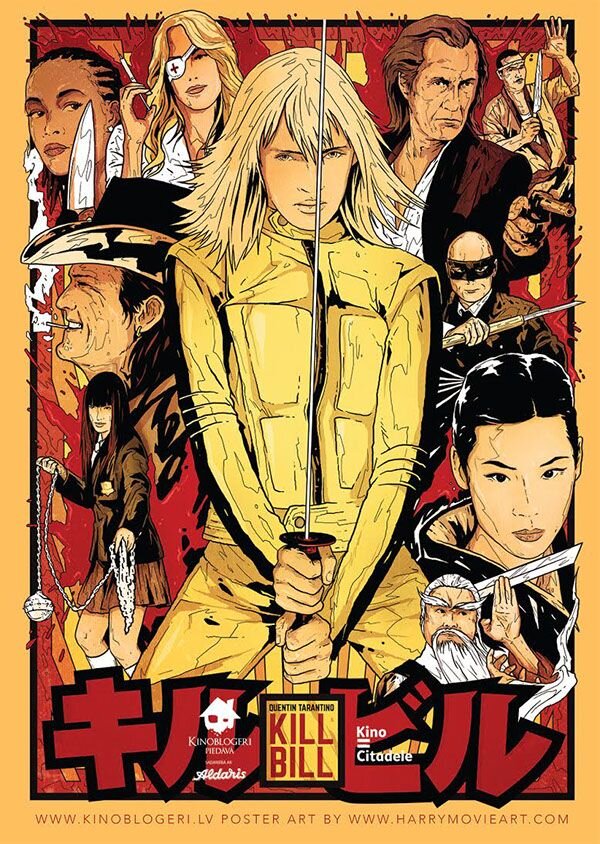 Постер к фильму Kill Bill Квентина Тарантино