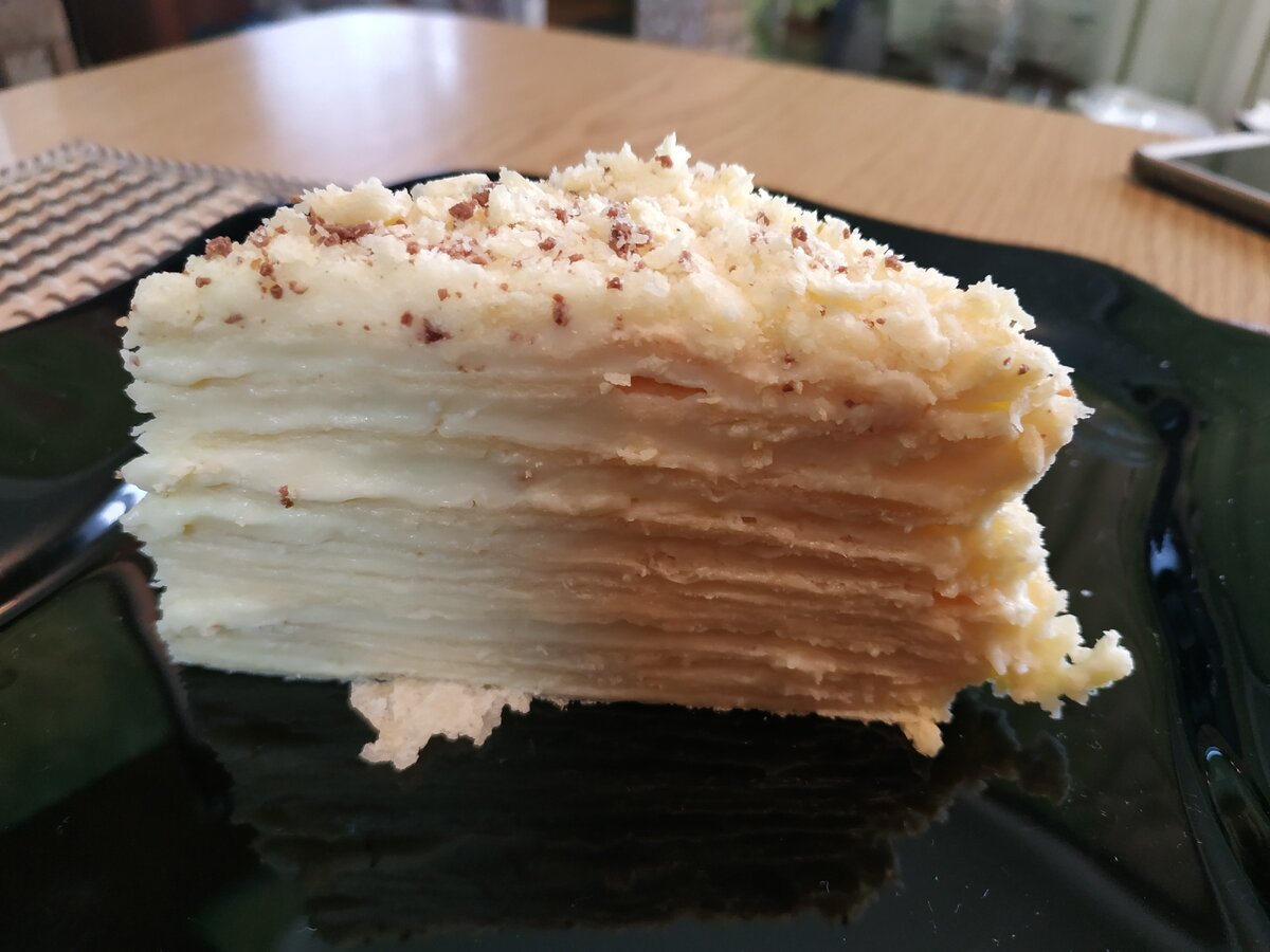слоеное тесто наполеон рецепт с фото