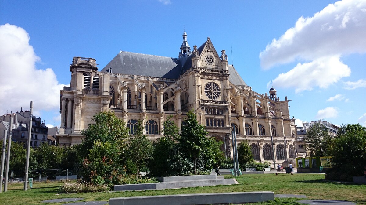 Церковь Сен-Эсташ. Фото автора