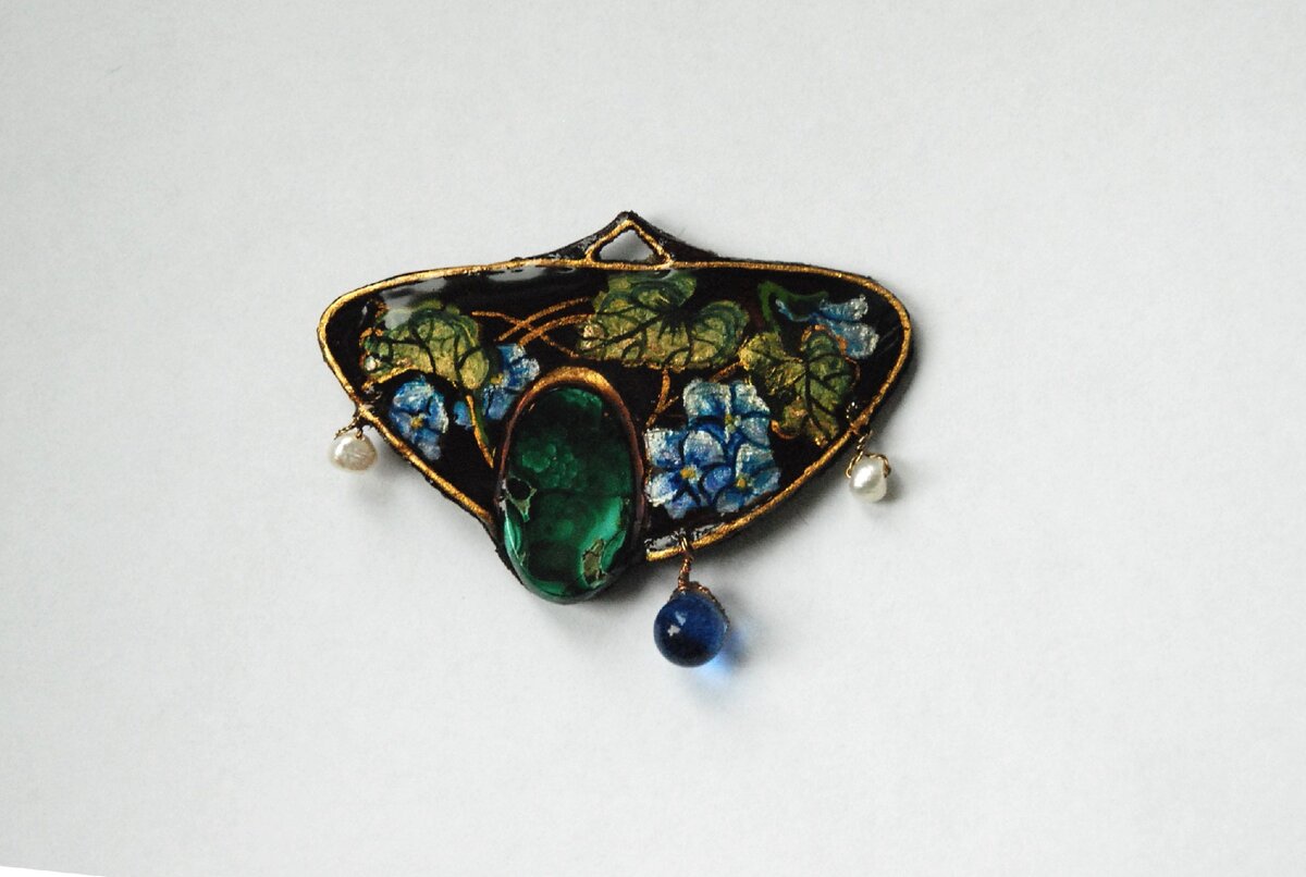 брошь, работа автора, фото из личного архива