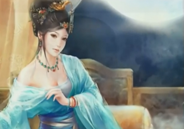 Портрет даосской женщины клана Ву. Этих женщин в Китае до сих пор считают  бессмертными, они сохраняют красоту до глубокой старости, а расцвет их молодости приходится на 80-90 лет. Они нередко прибегают к энергетическим практикам, позволяющим прекращать менструации.