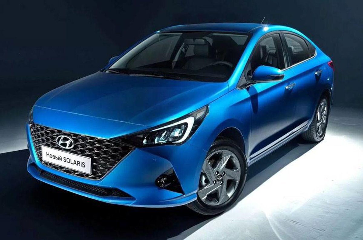 Картинка из поиска Яндекса. Рейстайлинговый Hyundai Solaris.