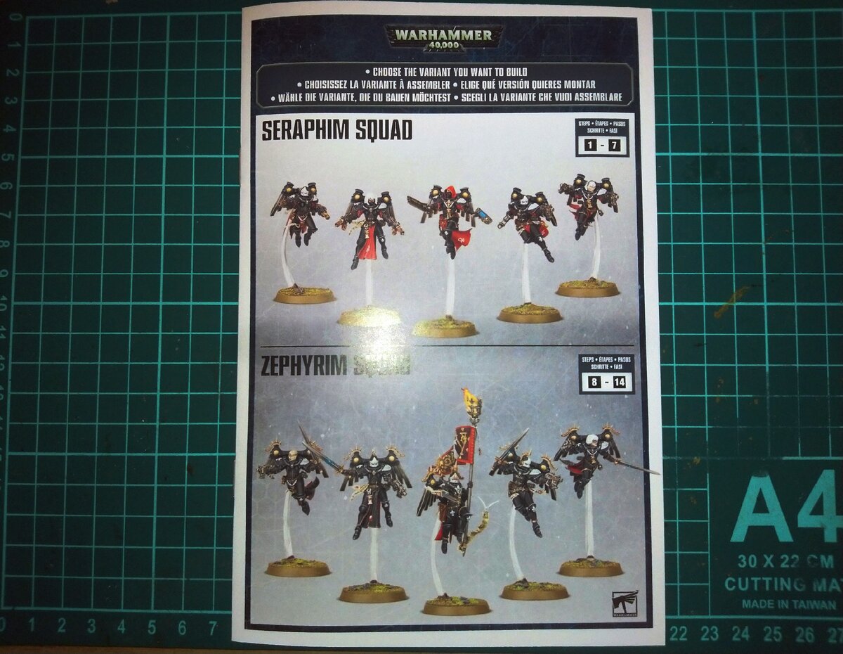 Warhammer 40K: анбокс Seraphim Squad | War Maidens | Дзен