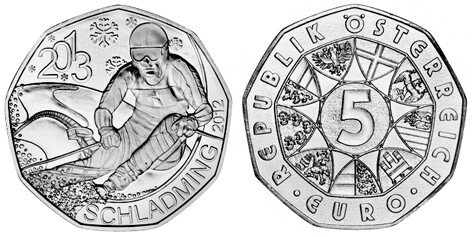 5 евро 2012, Австрия, Чемпионат мира по горным лыжам 2013 (Фото Яндекс.Картинки)