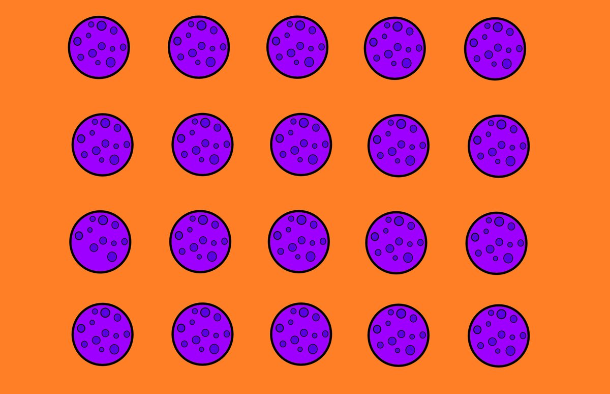 Фиолетовые планеты. Одна планета имеет отличия