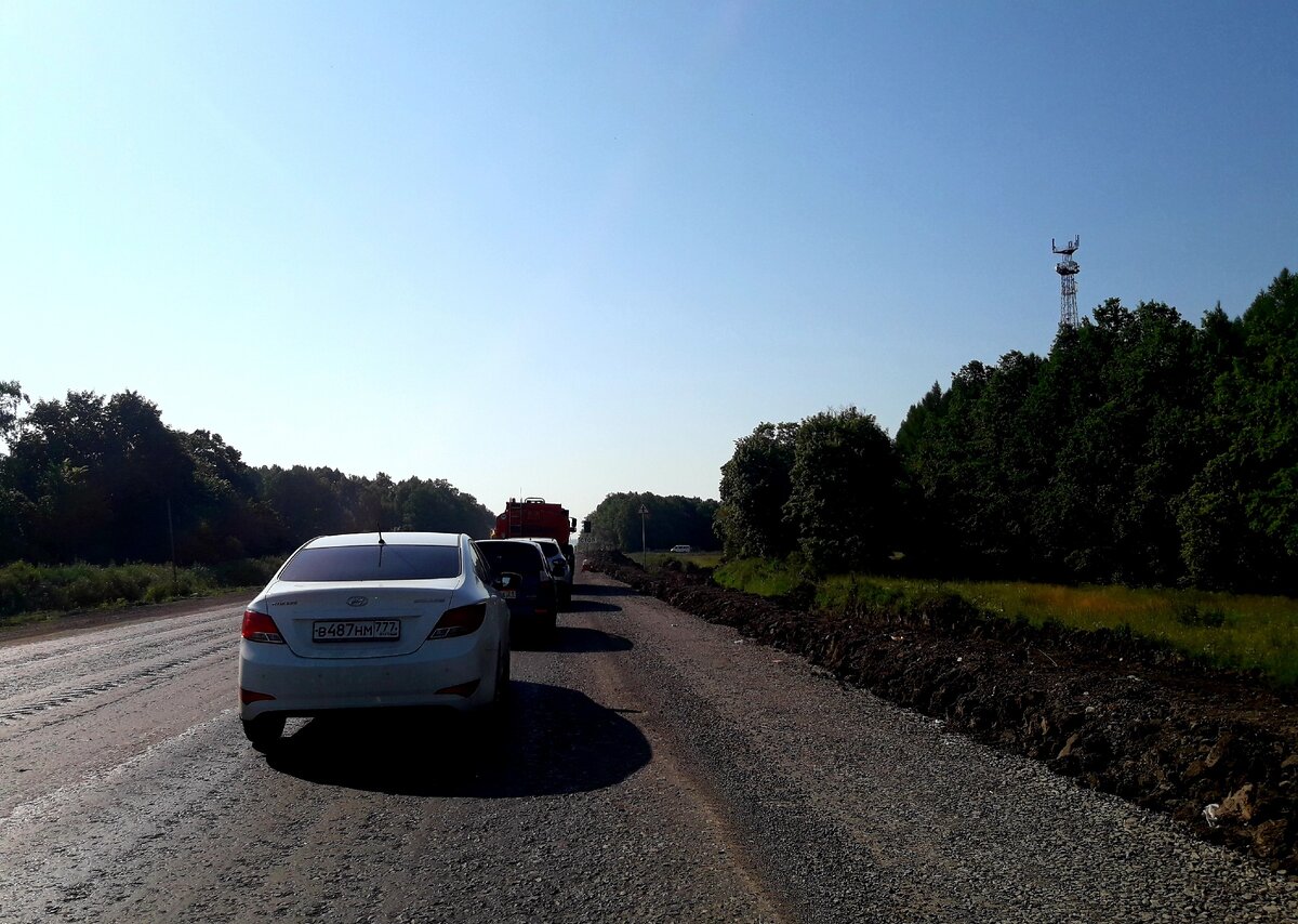 Участок дороги Канаш – Ульяновск, какая обстановка сейчас в июле, ремонт и загруженность